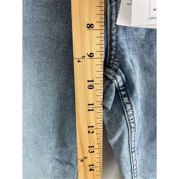 NWT Calvin Klein Jeans High Rise Straight Ankle Jean Size 25 - Picture 7 of 12